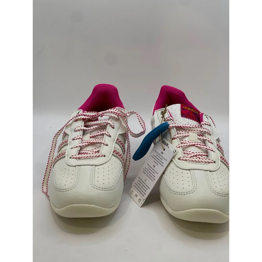 Adidas Barreda Lo Womens Sneakers White Pink Floral Size 8 NEW